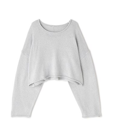 ［店舗限定］ラメリリーヤーンショート丈ニット