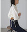 裾ドロストカッティングショート丈シャツ