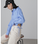 裾ドロストカッティングショート丈シャツ