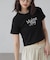 ショート丈ロゴTシャツ