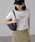 ショート丈ロゴTシャツ