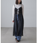レース×チュールキャミワンピース