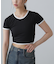 ショート丈リンガーTシャツ