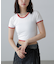 ショート丈リンガーTシャツ