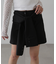 シャツ巻き風ミニスカート
