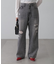 ストレートワイドクラッシュデニムパンツ