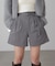 ベルト付きショートパンツ