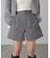 ベルト付きショートパンツ