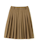 ローウエストミドル丈プリーツスカート