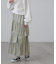 アシメシャーリングティアードスカート