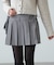 ラッププリーツミニスカート