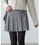 ラッププリーツミニスカート