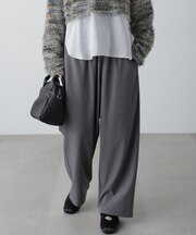 ウエストフリルイージーパンツ