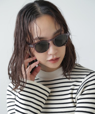 クリアリムサングラス