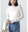 ウェーブ柄シアーインナーカットソー