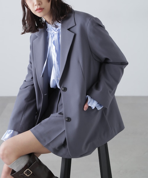 SHIRRING OVER NYLON ブルゾン｜マウジーの通販｜&mall（アンドモール