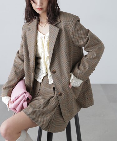 〈セットアップ対応〉オーバーサイズジャケット