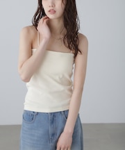 カップ付きベアキャミソール