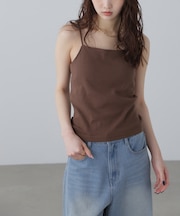 バッククロスカップ付きキャミソール