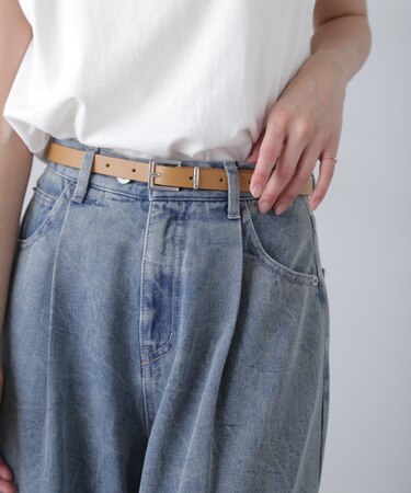 スクエアバックルベルト