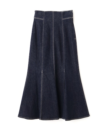 ハイウエストタックマーメイドデニムスカート