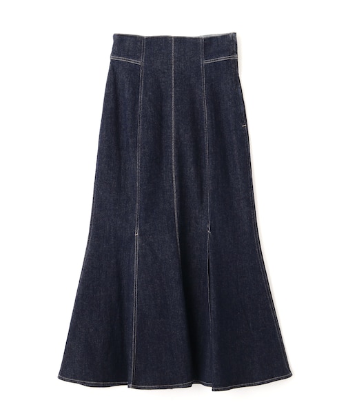 ハイウエストタックマーメイドデニムスカート