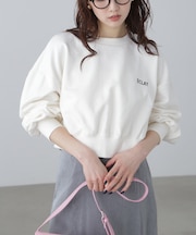 ワンポイント刺繍スウェット