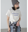 カラーフレンチロゴプリントTシャツ