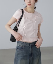 リボンTシャツ