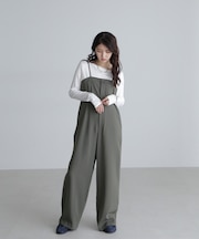 キャミストラップサロペット