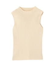 〈洗える〉マシンウォッシャブルノースリーブニット