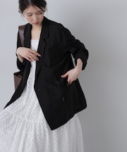 シアーダブルテーラードジャケット