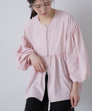 ［ＭＦＭ］ティアードジップライトブルゾン