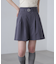 ベルト付きダブルタックショートパンツ