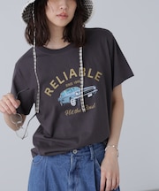 クラシックカープリントTシャツ