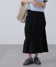 シアーボーダーシャーリングスカート