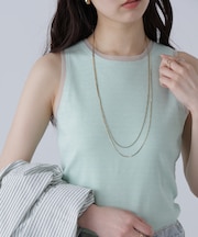 ［MFM］カップ付アメスリチュールラメタンク