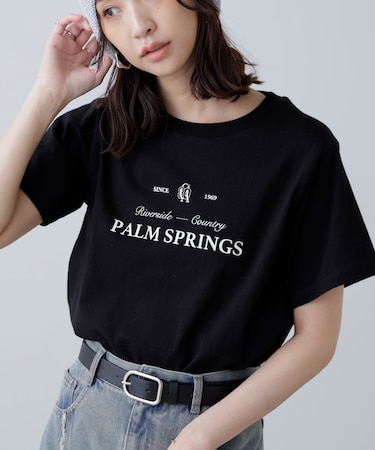 クラシックロゴプリントTシャツ