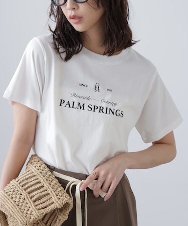 クラシックロゴプリントTシャツ