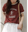 レトロスポーツプリントTシャツ