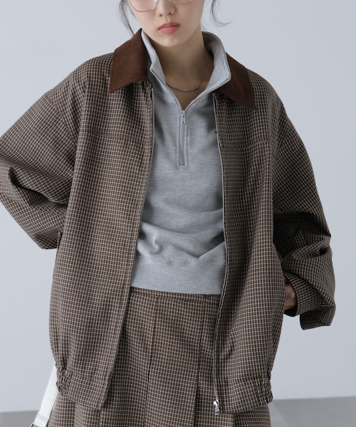 VELOUR ツイード ジャケット｜マウジーの通販｜&mall（アンドモール