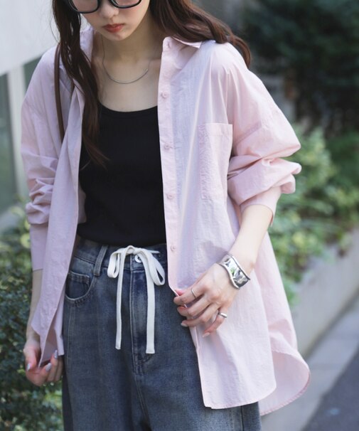 ナイロンベーシックシャツ