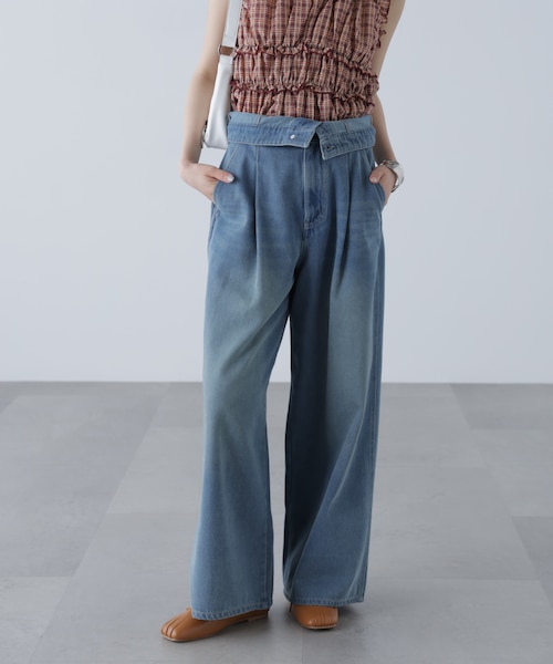 ドロストバレルレッグデニムパンツ｜フリーズマートの通販｜&mall