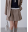 〈セットアップ対応〉ツータックキュロットパンツ