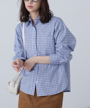 タータンチェックレギュラーサイズシャツ