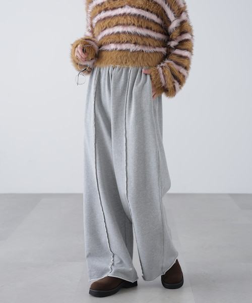 スウェットリメイク　ワイドストレートスウェットパンツ SINSS（シンス）の「（販売中止）Wide straight sweatpants