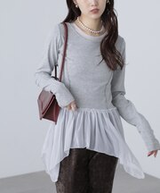 イレヘムチュールドッキングカットソー