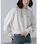 サンリオキャラクターズコラボ SHORT SWEAT ショートスウェット 胸LOGO×袖RIBBON