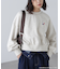 サンリオキャラクターズコラボ SHORT SWEAT ショートスウェット 胸KITTY×背面LOGO