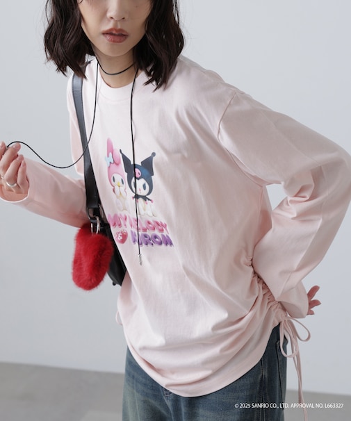 〈メロクロコラボ〉ロングTシャツ